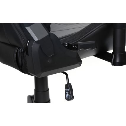 Fauteuil gaming VARR Lux avec rétro-éclairage LED RGB + télécommande noire