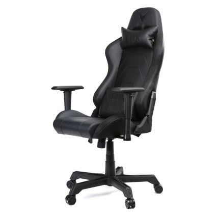 Fauteuil gaming VARR Lux avec rétro-éclairage LED RGB + télécommande noire