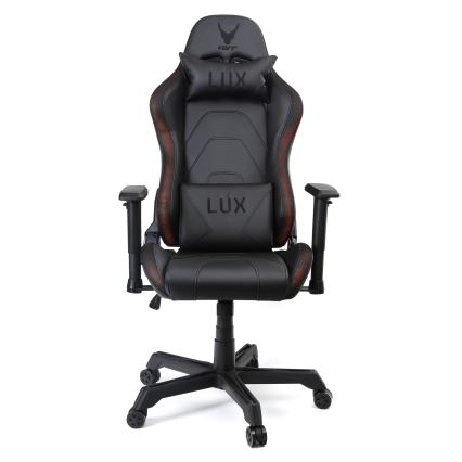 Fauteuil gaming VARR Lux avec rétro-éclairage LED RGB + télécommande noire