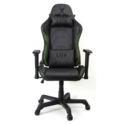 Fauteuil gaming VARR Lux avec rétro-éclairage LED RGB + télécommande noire