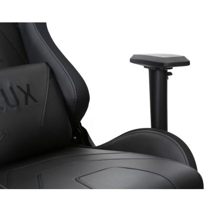 Fauteuil gaming VARR Lux avec rétro-éclairage LED RGB + télécommande noire