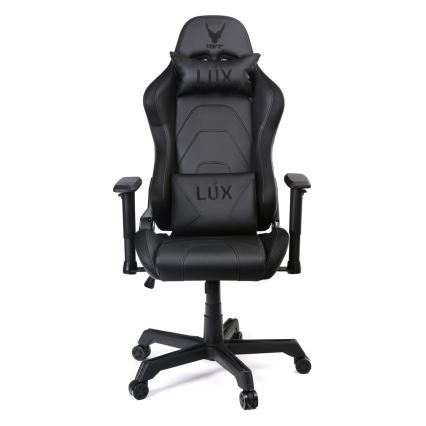 Fauteuil gaming VARR Lux avec rétro-éclairage LED RGB + télécommande noire