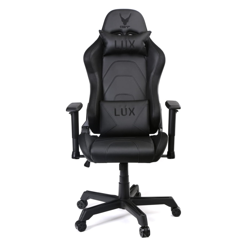 Fauteuil gaming VARR Lux avec rétro-éclairage LED RGB + télécommande noire