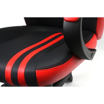 Fauteuil gaming VARR Slide noire/rouge