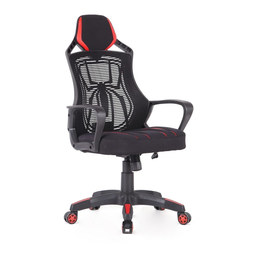 Fauteuil gaming VARR Spider noire/rouge