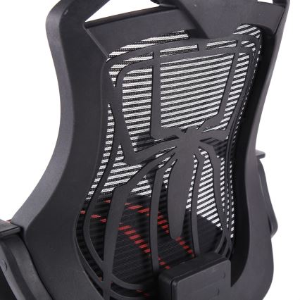 Fauteuil gaming VARR Spider noire/rouge