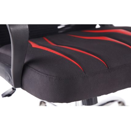 Fauteuil gaming VARR Spider noire/rouge