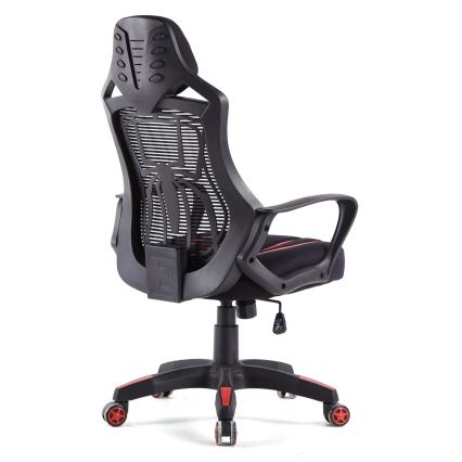 Fauteuil gaming VARR Spider noire/rouge