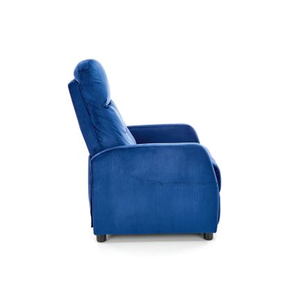 Fauteuil inclinable FELIPE bleu