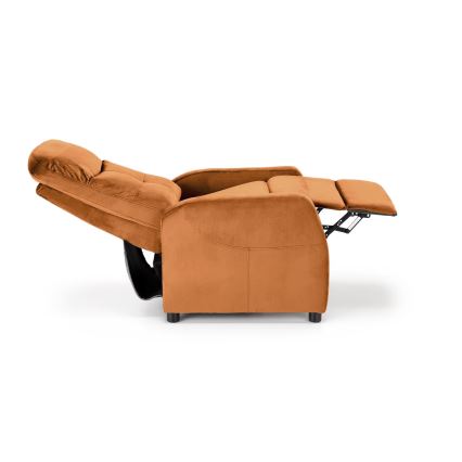Fauteuil inclinable FELIPE marron clair