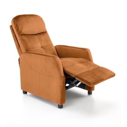Fauteuil inclinable FELIPE marron clair