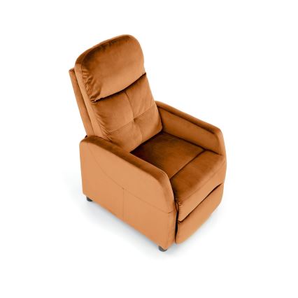 Fauteuil inclinable FELIPE marron clair