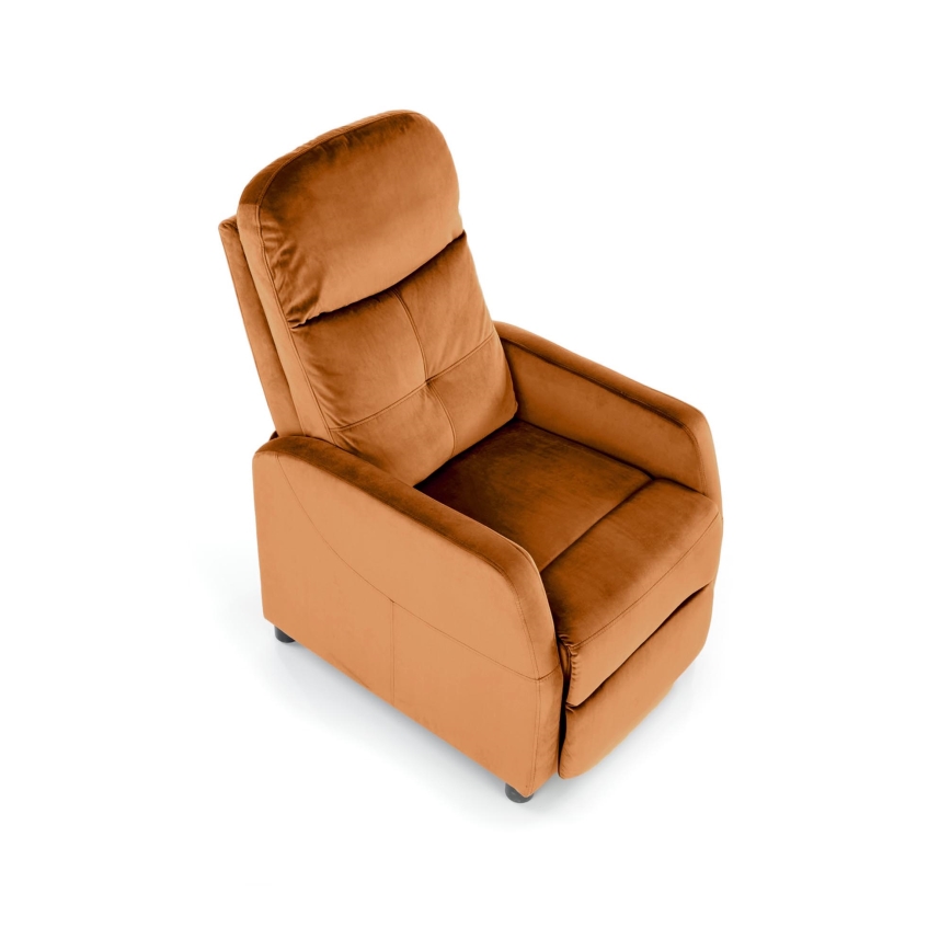 Fauteuil inclinable FELIPE marron clair