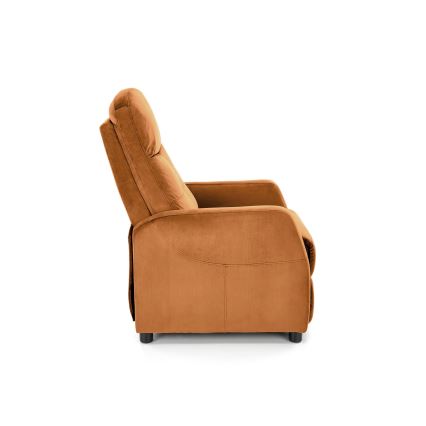Fauteuil inclinable FELIPE marron clair