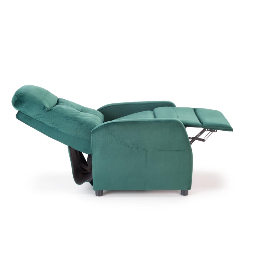 Fauteuil inclinable FELIPE vert foncé