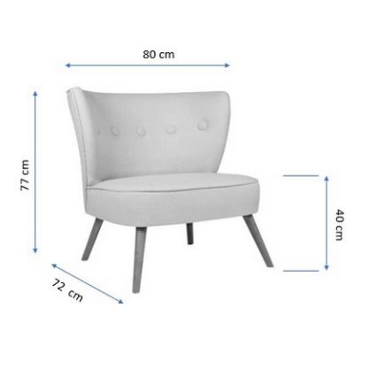 Fauteuil JENI geel