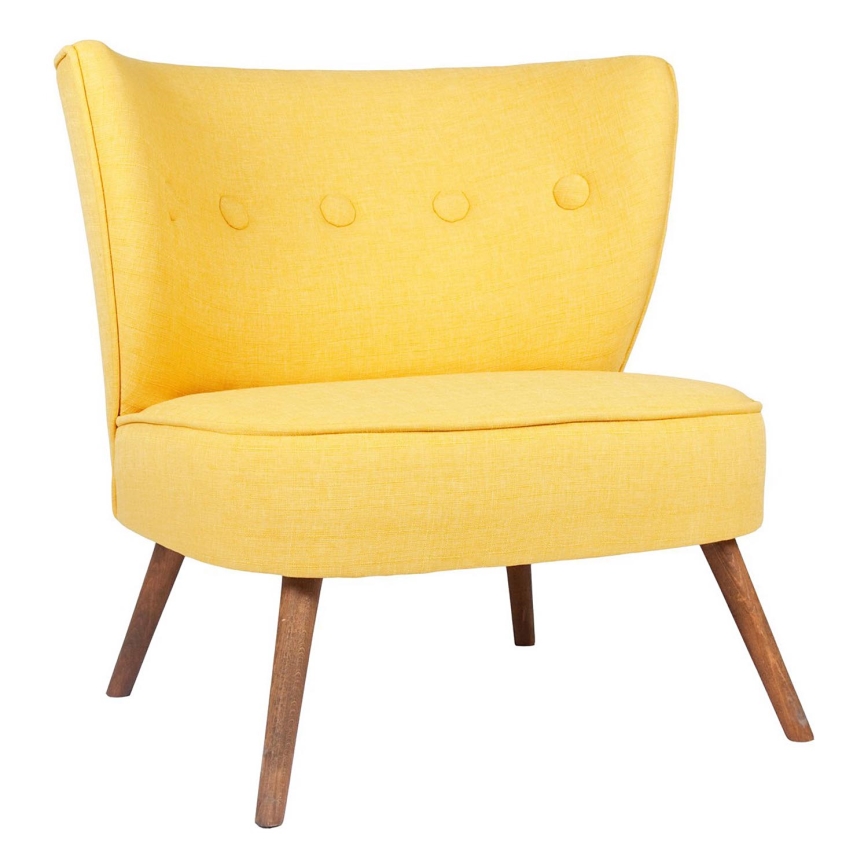 Fauteuil JENI jaune