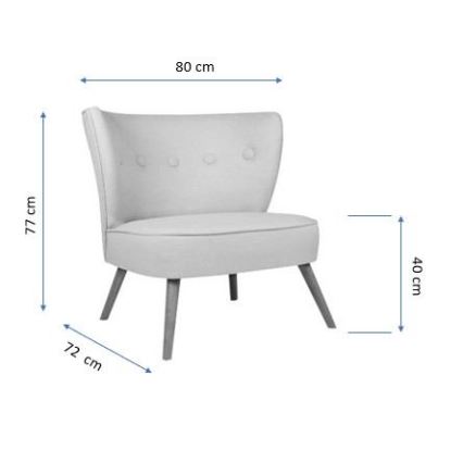 Fauteuil JENI marron