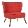 Fauteuil JENI rouge