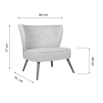 Fauteuil JENI rouge