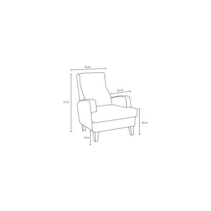 Fauteuil KOVU anthracite