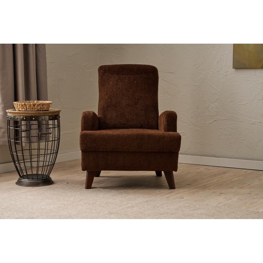 Fauteuil KOVU marron