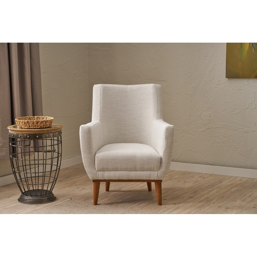 Fauteuil NUPI crème