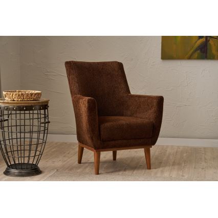 Fauteuil NUPI marron