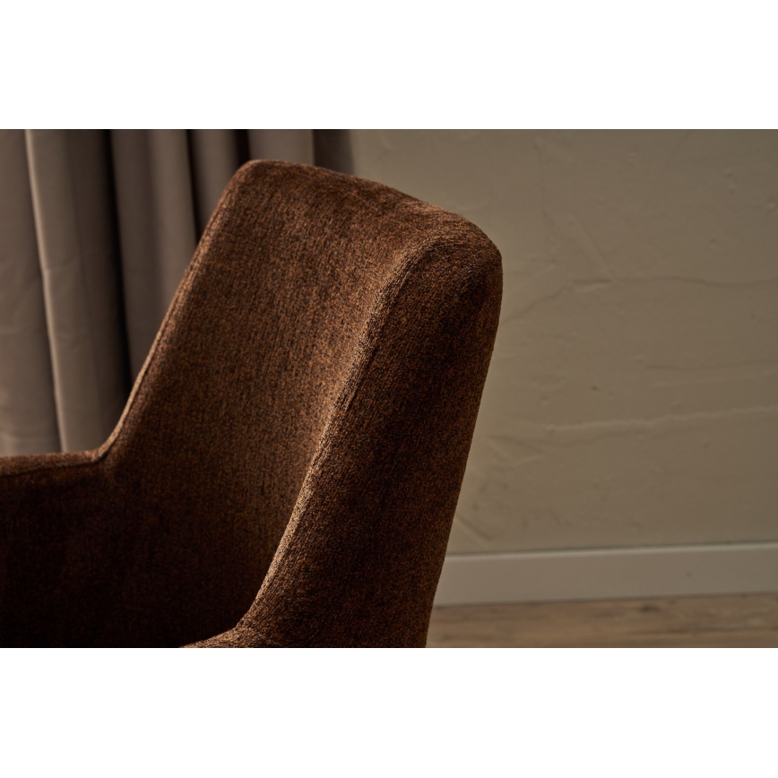 Fauteuil NUPI marron