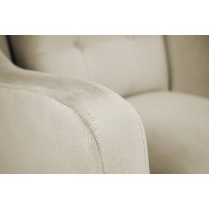 Fauteuil OMI XXL crèmekleurig