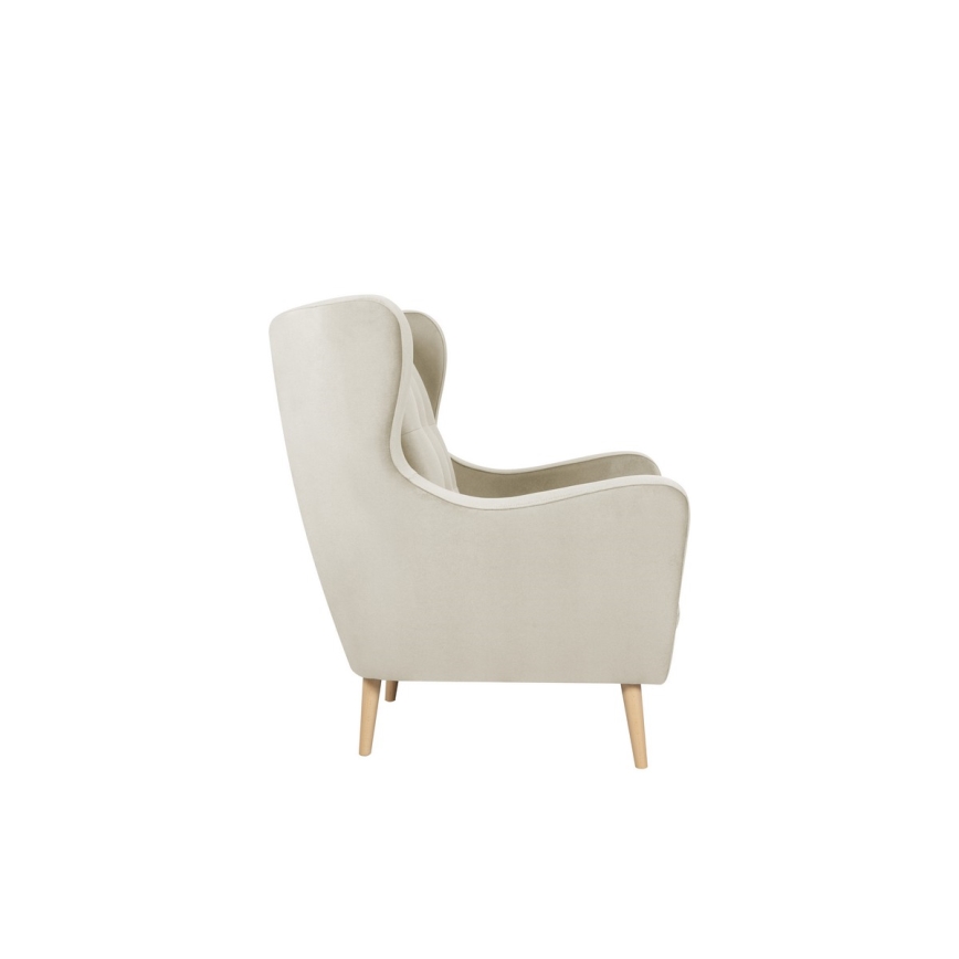 Fauteuil OMI XXL crèmekleurig
