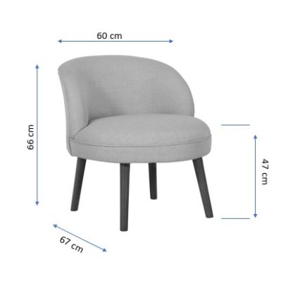 Fauteuil pour enfant KUNI rouge