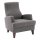 Fauteuil PULA gris foncé