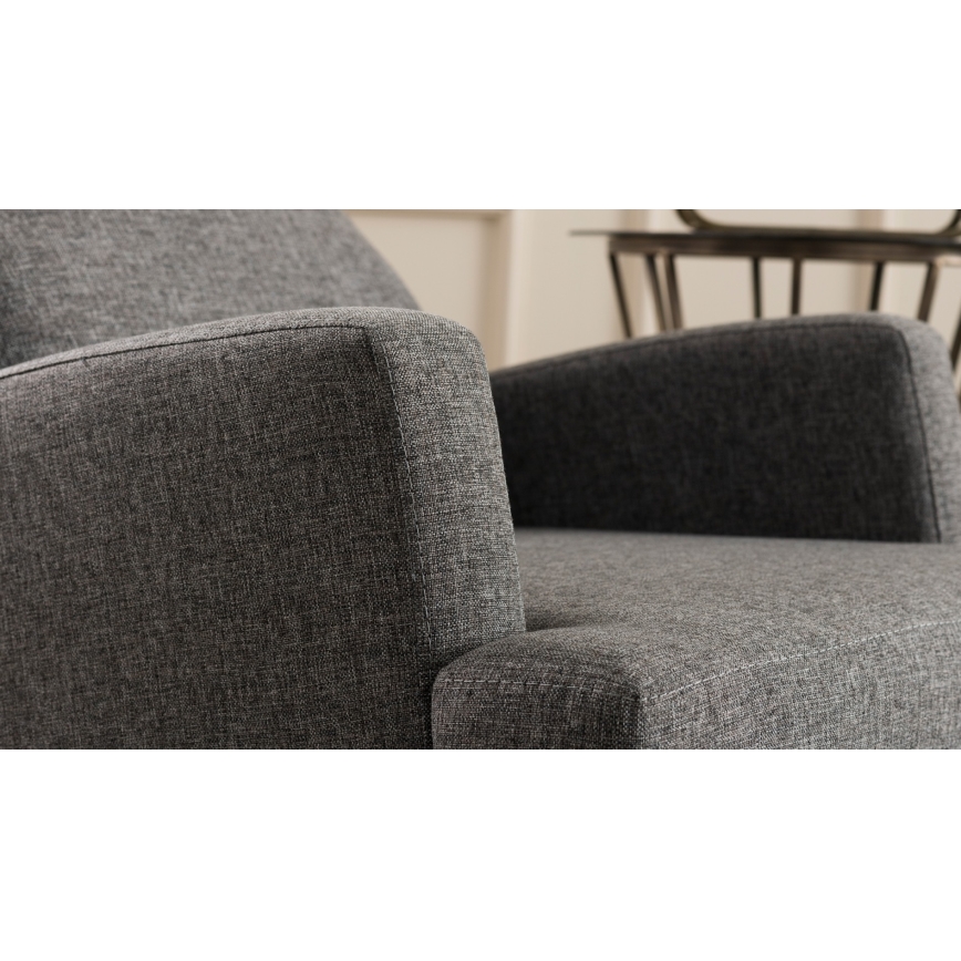 Fauteuil PULA gris foncé