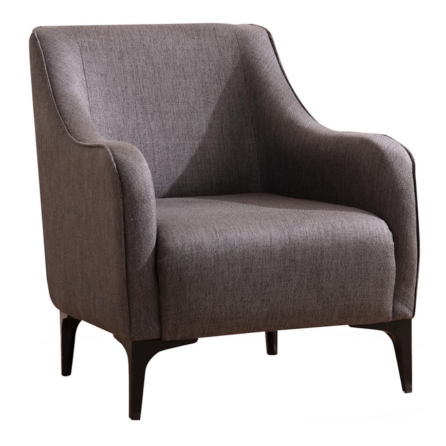 Fauteuil ROCO gris foncé