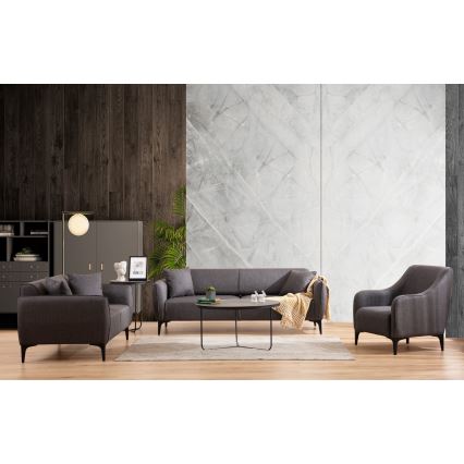 Fauteuil ROCO gris foncé