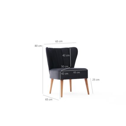 Fauteuil SELI anthracite