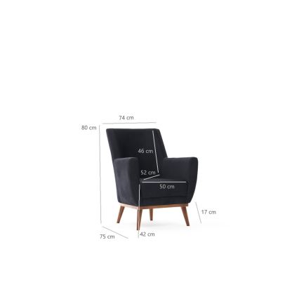 Fauteuil SIRO antraciet
