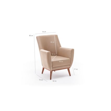 Fauteuil SIRO crème