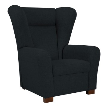 Fauteuil type ušák VIVA zwart