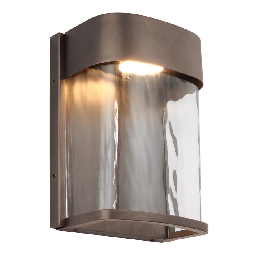 Feiss - Applique murale d'extérieur LED BENNIE LED/14W/230V IP44 bronze