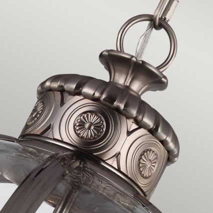 Feiss - Hanglamp aan een ketting ADAMS 4xE14/60W/230V brons