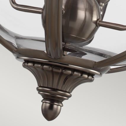 Feiss - Hanglamp aan een ketting ADAMS 4xE14/60W/230V brons