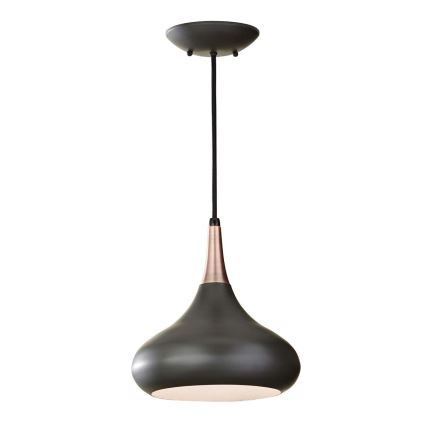 Feiss - Hanglamp aan snoer BESO 1xE27/60W/230V Ø 25,4 cm zwart/koper