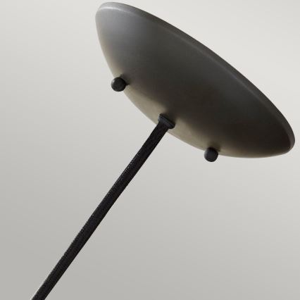 Feiss - Suspension sur câble BESO 1xE27/60W/230V Ø 25,4 cm noir/cuivré