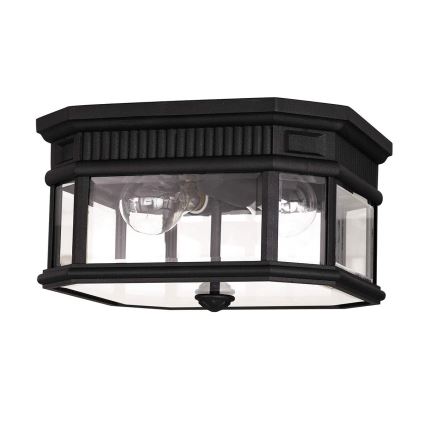 Feiss - Plafondlamp voor buiten COTSWOLD LANE 2xE27/60W/230V IP44