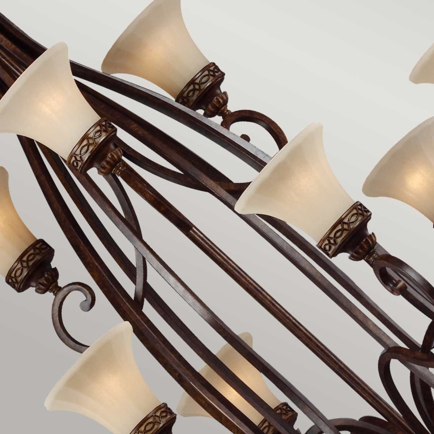 Feiss - Hanglamp aan een ketting DRAWING ROOM 18xE27/60W/230V