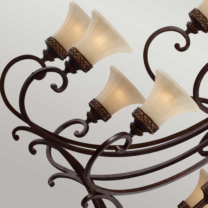 Feiss - Hanglamp aan een ketting DRAWING ROOM 18xE27/60W/230V