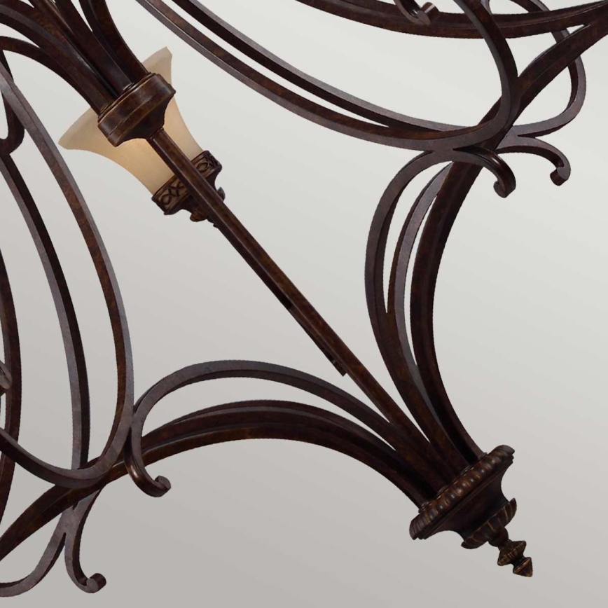 Feiss - Hanglamp aan een ketting DRAWING ROOM 18xE27/60W/230V