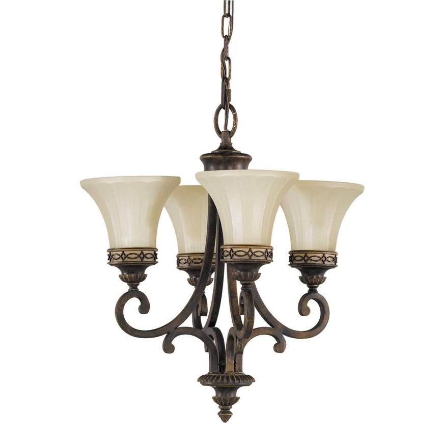 Feiss - Hanglamp aan een ketting DRAWING ROOM 4xE27/60W/230V